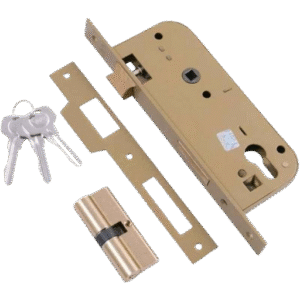Mortice Lock Color Gold & Silver