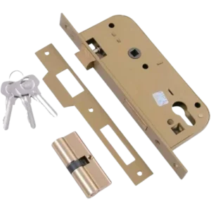 Mortice Lock Color Gold & Silver